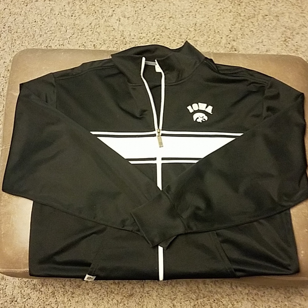 Iowa Zip up men's long sleeve jacket with pockets